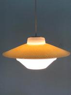 Vintage glazen hanglamp, Ophalen, Gebruikt, Glas, Vintage design