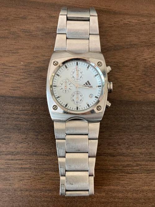 Adidas Chronograaf 10-5001 VSC100, Sieraden, Tassen en Uiterlijk, Horloges | Heren, Gebruikt, Polshorloge, Overige merken, Staal
