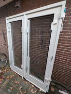 1x ongebruikt kozijn 220x180 cm incl glas + deurbeslag, Deurkozijn, Nieuw, Hout, Ophalen