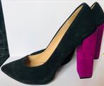 Black & Fuchsia High Heels Maat 40, Kleding | Dames, Schoenen, Zara, Ophalen of Verzenden, Zo goed als nieuw, Zwart