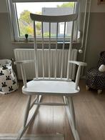 Witte schommelstoel, Kinderen en Baby's, Kinderkamer | Tafels en Stoelen, Ophalen, Gebruikt, Stoel(en)