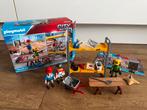 Playmobil City Action 70446 Stelling met werklieden, Kinderen en Baby's, Speelgoed | Playmobil, Ophalen of Verzenden, Zo goed als nieuw