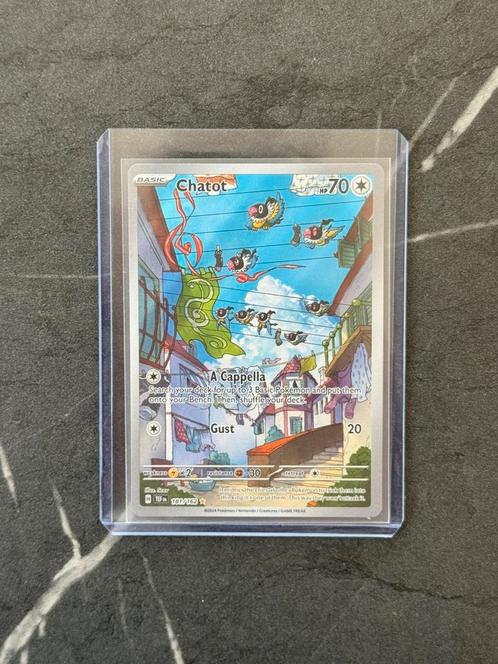 Chatot 181/162 Pokemon Temporal Forces, Hobby en Vrije tijd, Verzamelkaartspellen | Pokémon, Zo goed als nieuw, Losse kaart, Verzenden