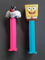 2 snoepdispensers PEZ Spongebob / Sylvester, Verzamelen, Ophalen of Verzenden, Zo goed als nieuw