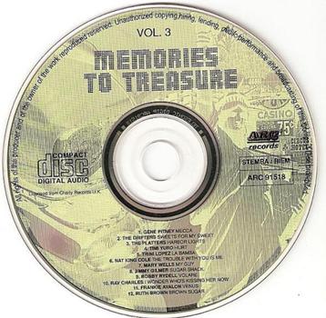 CD - Memories to treasure vol. 3 beschikbaar voor biedingen