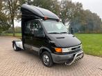 Iveco Daily 40 Be trekker 8700 kg dubbel cabine (bj 2001), Auto's, Bestelauto's, Gebruikt, 4 cilinders, Iveco, Zwart