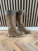 Timberland hoge veterlaarzen, Kleding | Dames, Schoenen, Beige, Ophalen of Verzenden, Hoge laarzen, Zo goed als nieuw