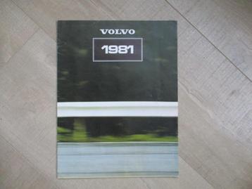 Volvo Oldtimerfolders 1981 . !! beschikbaar voor biedingen