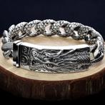 Zware Draak Armband 14 mm dikte - 925 Zilver, Beyondthepaintingstudio@gmail.com, Nieuw, Zilver, Prins Bernhardstraat 104
