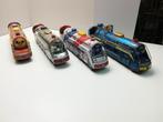 modern toys japan blikken speelgoed treinen 4 stuks, Verzamelen, Speelgoed, Gebruikt, Verzenden