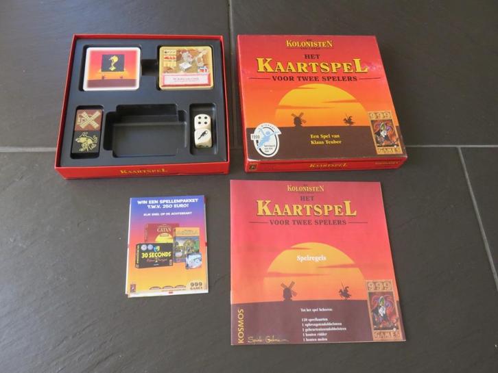 De kolonisten van Catan het kaartspel voor 2 spelers., Hobby en Vrije tijd, Gezelschapsspellen | Kaartspellen, Zo goed als nieuw