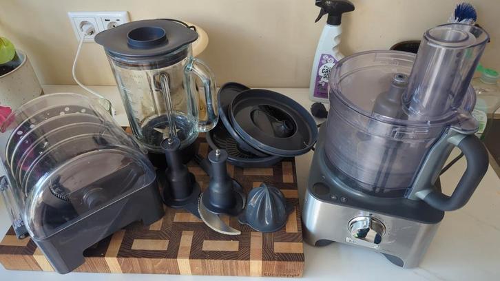 Kenwood Multipro Keukenmachine - Veelzijdig!, Witgoed en Apparatuur, Keukenmixers, Gebruikt, 1 tot 2 liter, 3 snelheden of meer