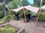 Partytent, tarp, stretchtent tehuur, 5x5,5 meter, Tuin en Terras, Ophalen of Verzenden, Zo goed als nieuw, Partytent