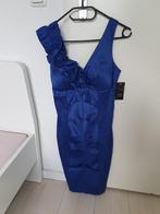 Mooie feestjurk blauw maat S, Nieuw, Cocktailjurk, Maat 36 (S), Verzenden