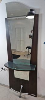 Kapper spiegel 2 stokje ( Salon Ambience ), Rechthoekig, Zo goed als nieuw, Ophalen
