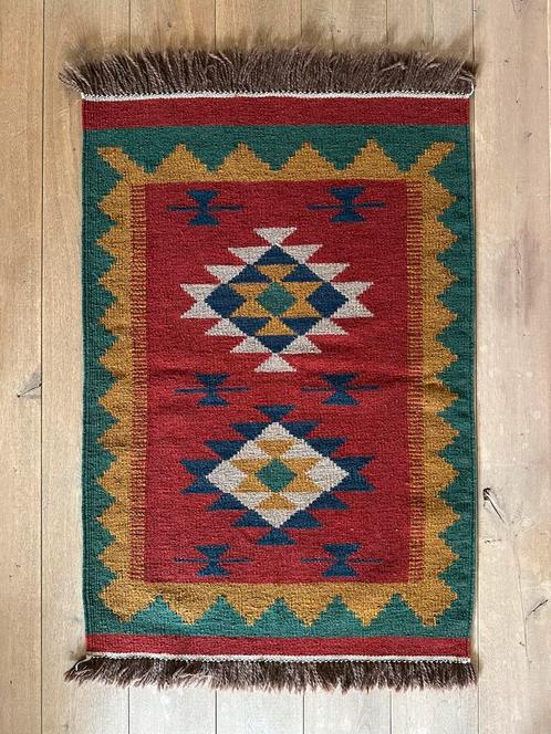 Authentieke handgeweven Perzische kelim 117 x 80, Huis en Inrichting, Stoffering | Tapijten en Kleden, Gebruikt, 50 tot 100 cm