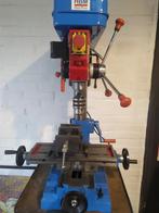 HBM Boormachine / Freesmachine met Beschermkap, Doe-het-zelf en Verbouw, Gereedschap | Boormachines, Ophalen, Zo goed als nieuw