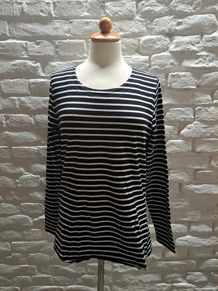 T-shirt Milla Maat 40, Kleding | Dames, T-shirts, Zo goed als nieuw, Maat 38/40 (M), Zwart, Lange mouw, Verzenden