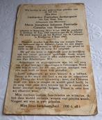 Leonardus C. Jonkergouw 1944 Eindhoven Oorlogsslachtoffer, Verzamelen, Bidprentjes en Rouwkaarten, Ophalen of Verzenden, Bidprentje