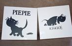 "Takkie" wc tegeltje, Ophalen of Verzenden, Nieuw