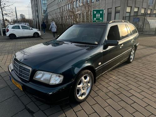 Mercedes-Benz C-Klasse 2.4 V6 C240 Combi AUT 1998 Zwart, Auto's, Mercedes-Benz, Bedrijf, C-Klasse, Benzine, Stationwagon, Automaat