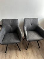 Eetkamerstoel Dania 2x wedge steel, Ophalen, Zo goed als nieuw, Overige kleuren, Twee