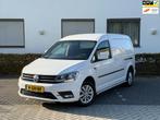Volkswagen Caddy 2.0 TDI L2H1 BMT Maxi Highline DSG LEER APK, Auto's, Bestelauto's, Gebruikt, 4 cilinders, Volkswagen, Wit