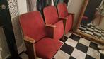 Vintage bioscoop stoelen bioscoop Parisiene Eindhoven, Huis en Inrichting, Stoelen, Ophalen, Gebruikt, Rood