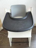 Complete Stokke Tripp Trapp babyset met playtray., Kinderen en Baby's, Ophalen of Verzenden, Zo goed als nieuw, Meegroeistoel