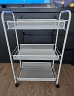 Trolley van Ikea, wit., Ophalen of Verzenden, Zo goed als nieuw