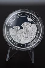 1 oz African Wildlife Elephant Zilvermunt, 2026, Verzenden, Zilver