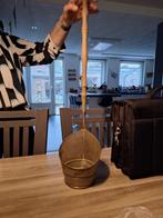 Antieke messing schepemmer met houten steel – ca. 1900, Antiek en Kunst, Antiek | Gereedschap en Instrumenten, Ophalen of Verzenden