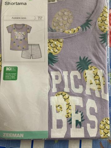 Nieuwe Shortama - Tropical Vibes - maat 158 / 164 beschikbaar voor biedingen