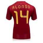 Xabi Alonso gesigneerd Spanje 2020 voetbalshirt, Buitenlandse clubs, Shirt, Verzenden, Nieuw