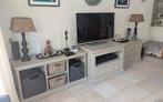 Beige Grenen Dressoir kasten met lades, vakken, Ophalen, 25 tot 50 cm, Minder dan 100 cm