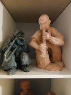 Handgevormde beelden, muzikanten, Antiek en Kunst, Ophalen