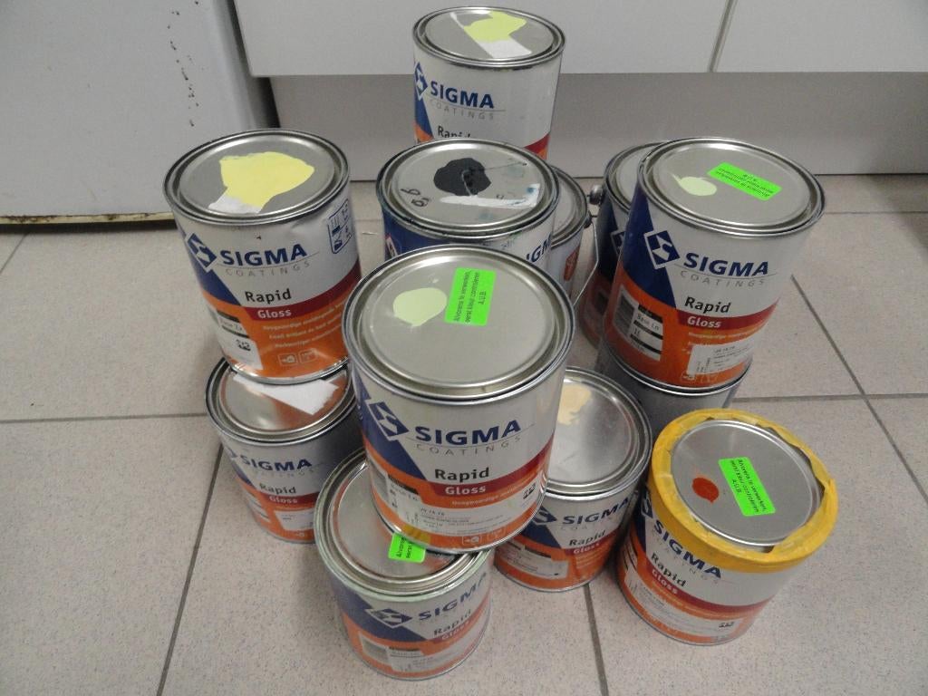 SIGMA RAPID GLOSS HOOGGLANSLAK DIVERSE KLEUREN, Overige kleuren, Nieuw, Ophalen of Verzenden, Lak