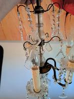 Staande kroonluchter, Ophalen of Verzenden, Gebruikt, Glas