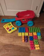 Mega Bloks Vormen Sorteer wagen bouwset met extra blokken, Ophalen of Verzenden, Zo goed als nieuw, Megabloks