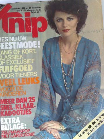 Knipmode kledingpatronen Vintage november nr. 11 / 1978 beschikbaar voor biedingen