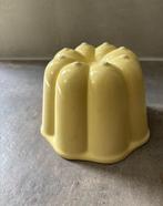 Vintage Puddingvorm Pastel Geel 17 cm, Ophalen of Verzenden