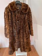 Vintage nerts bontjas, Kleding | Dames, Jassen | Winter, Verzenden, Zo goed als nieuw, Bruin