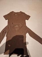 2 Bruine PompdeLux Shirts Mt 92, Ophalen of Verzenden