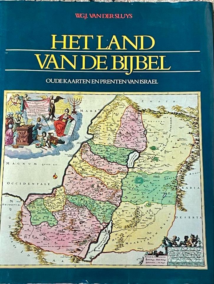 Het Land van de Bijbel - Oude Kaarten Israël, Boeken, Atlassen en Landkaarten, Gelezen, Overige atlassen, Wereld, Voor 1800, Ophalen of Verzenden