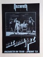 NAZARETH Tour Flyer 1973 Broken Down Angel, Ophalen of Verzenden, Gebruikt, Boek, Tijdschrift of Artikel