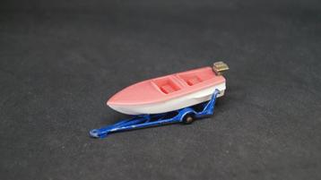 Originele Lesney no 48 Sports Boat + trailer, Matchbox 1961! beschikbaar voor biedingen