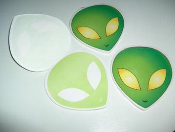 NOTITIE BLOKJES ALIEN 90 stuks  beschikbaar voor biedingen