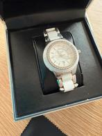 AquaSwiss Sea Star horloge – wit keramiek met strass, Overige merken, Staal, Ophalen of Verzenden, Zo goed als nieuw