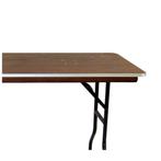 Bankettafel hout met aluminium rand inklapbaar 183 cm, Ophalen of Verzenden, Nieuw