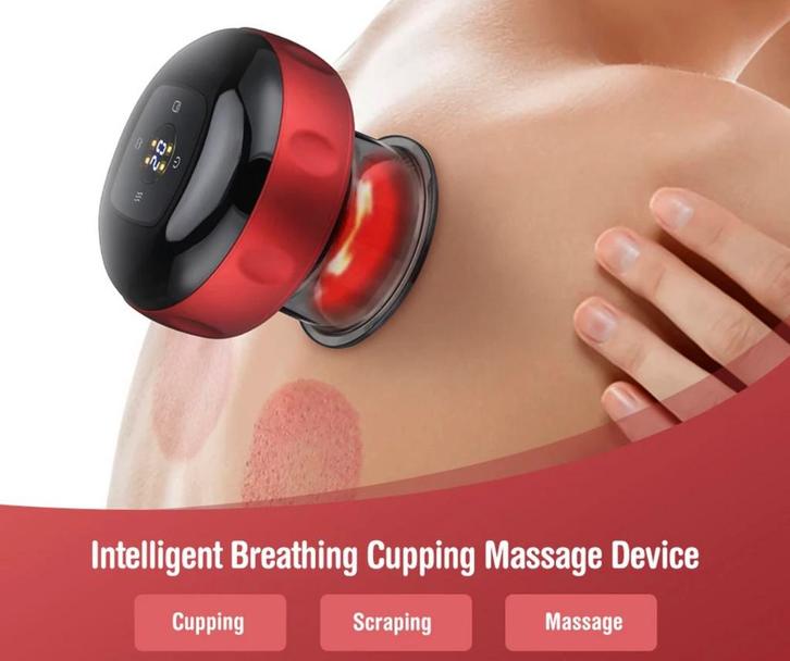 Elektrische cupping apparaat 12 standen, Sport en Fitness, Massageproducten, Nieuw, Apparaat, Ophalen of Verzenden